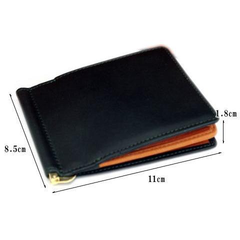 フルタンニンオイルヌメ革×オイルシュリンク革　コインケース付牛革マネークリップ/札入れ メンズ 二つ折り 財布 得トク0706 |  | 09