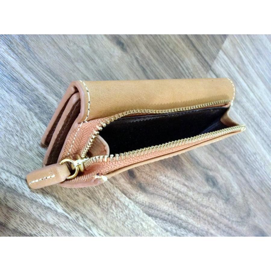 【J.cuir】【キーケース】ビゾンテ(フルタンニンオイルヌメ革)×バレンシア(オイルシュリンク革)　ファスナー小銭入れ付キーケース 得トク0706 |  | 09