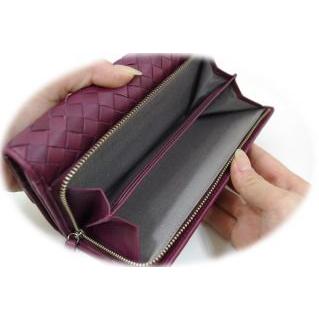 牛革 札入れ/メッシュ/イントレチャート/外ファスナー小銭入れ付長財布(アコーディオン ジャバラ)/レディース 得トク0706 |  | 02