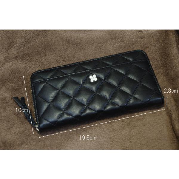 レディース/やわらかソフトキルティング・ソフト牛革　ラウンドファスナー長財布 得トク0706 |  | 05