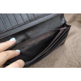 牛革 札入れ/ファスナー小銭入付き牛革長財布/メンズ 得トク0706 |  | 05