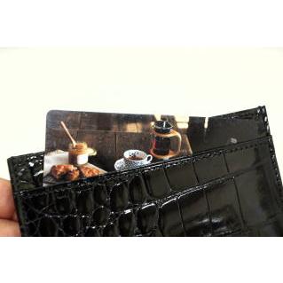 日本製/クロコダイル(ワニ)革　薄型単名刺入(カードケース) 得トク0706 |  | 01