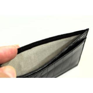 日本製/クロコダイル(ワニ)革　薄型単名刺入(カードケース) 得トク0706 |  | 04