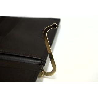 ヌメシボ革　外側カードポケット付レザーマネークリップ/札入れ メンズ 二つ折り 財布 得トク0706 |  | 02