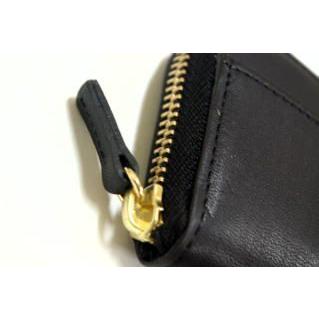 ヌメシボ革　ラウンドファスナー小銭入/牛革 財布 メンズ 得トク0706 |  | 02