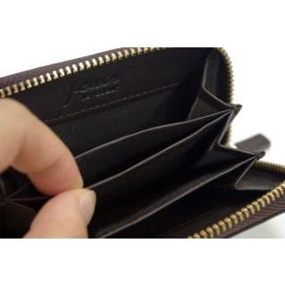 ヌメシボ革　ラウンドファスナー小銭入/牛革 財布 メンズ 得トク0706 |  | 05