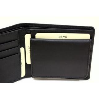 二つ折財布/スムース牛革　BOX型小銭入れ付二つ折り財布 得トク0706 |  | 02