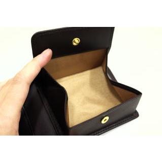 二つ折財布/スムース牛革　BOX型小銭入れ付二つ折り財布 得トク0706 |  | 04