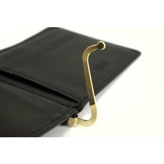 マネークリップ/スムース牛革　札ばさみ/札入れ メンズ 二つ折り 財布 得トク0706 |  | 02