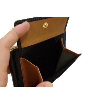 マネークリップ/英国トーマス社製ブライドルレザー×ヌメ革マネークリップ付き札ばさみ(小銭入れ付) 得トク0706 |  | 03