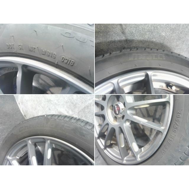 205/50R17 中古 RAYS 57エクストリーム アルミホイール 4本セット 17インチ 5穴 100 +65 ハブ径ф50 2018年製｜saintparts｜09