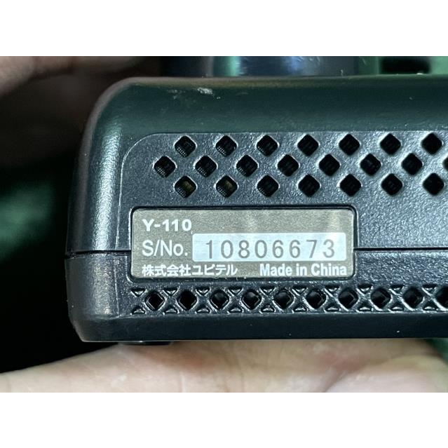 ドライブレコーダー 』 ユピテル Y-110 前後録画タイプ 画素数:200万