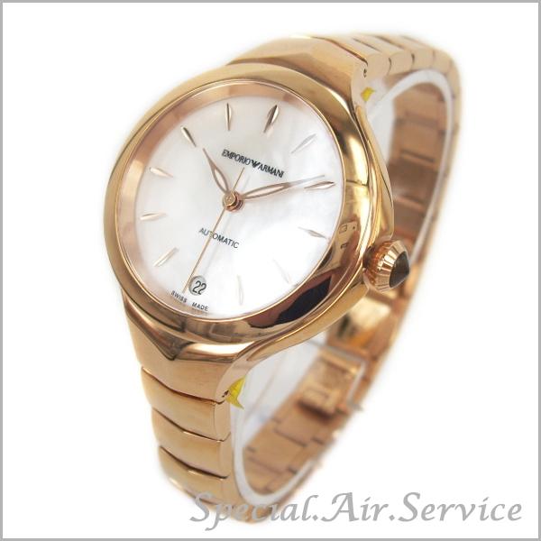 EMPORIO ARMANI エンポリオ アルマーニ レディース腕時計 FLUID DECO 自動巻き ホワイト×ローズゴールド ARS8206｜sairs-shopping｜04