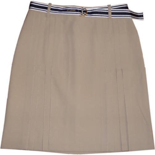 ST.JOHN SPORT セントジョン スポーツ アパレル ゴルフスカート ベージュ サイズ：4 R724G20 R724G204