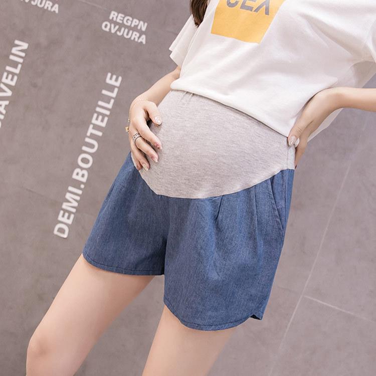 有名な 送料無料マタニティデニム デニムパンツ ショートパンツ ショートデニム 短パン ワイドパンツ レディース 妊婦 春夏 マタニティウエア ハーフ丈 半ズ Materialworldblog Com