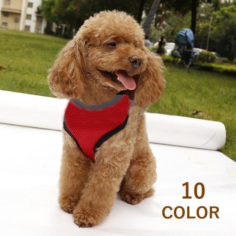 ハーネス リード 犬 小型犬 中型犬 ハーネスリードセット 引っ張り防止 安全帯 可愛い かっこいい おしゃれ 網目 37fzmwv4dn Studpac Ro