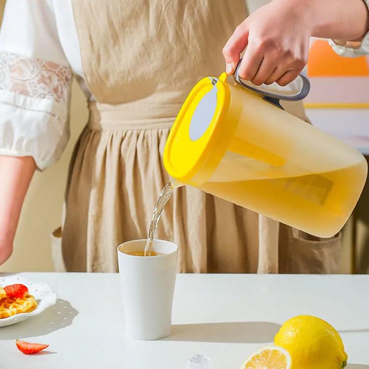 茶こし付き 冷水筒 ピッチャー 1.55l 2.2l 耐熱 水差し コーヒーポット ボトル ポット アイスコーヒー 冷水ポット プラスチック おしゃれ｜saisaisai｜03