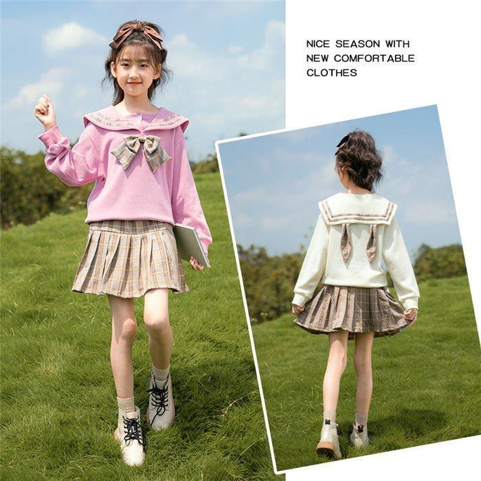 返品送料無料 ベビー服 シューズ 子供服 セットアップ おしゃれ 安い 子供服 セットアップ キッズ 女の子 長袖 春秋 上下セット トップス ブラウス スカート おしゃれ 可愛い カジュアル Www Threeriversofs Com