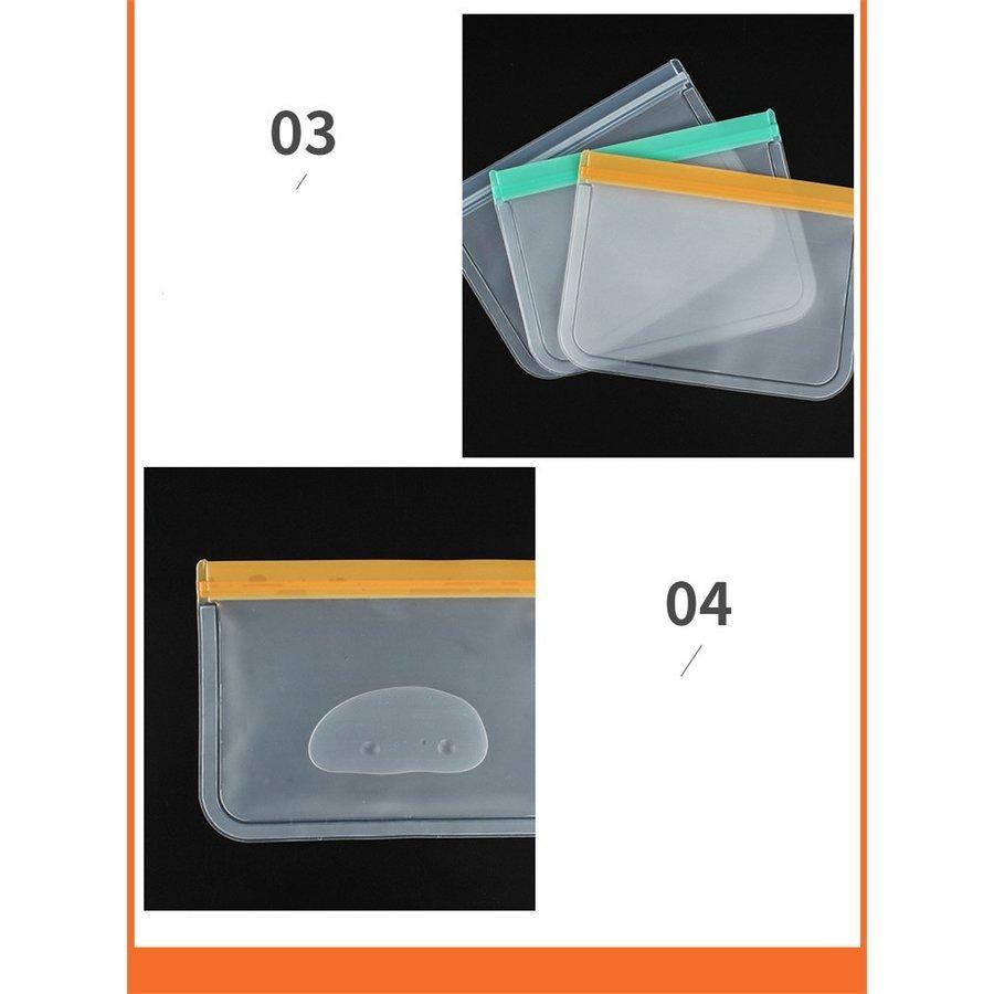 食品袋 10個セット 収納袋 保存バッグ 鮮度長持ち 密封袋 液体保存 冷凍/真空保存 キッチン用品 電子レンジに適用 繰り返し使える シリコーン製｜saisaisai｜05