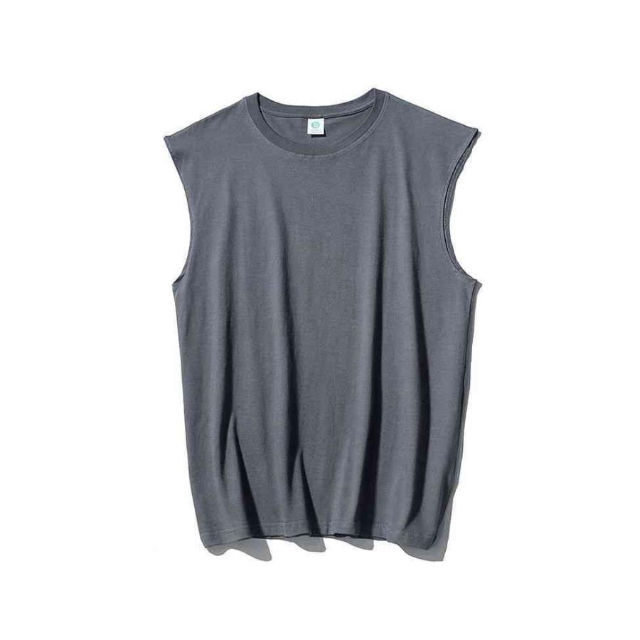 送料無料 ノースリーブ メンズ 無地 Tシャツ 綿 大きいサイズ Tシャツ ビッグサイズ 6色選べる S~5XL｜saisaisai｜14