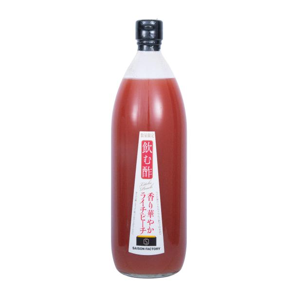 セゾンファクトリー飲む酢 ライチピーチ 1000ml | 