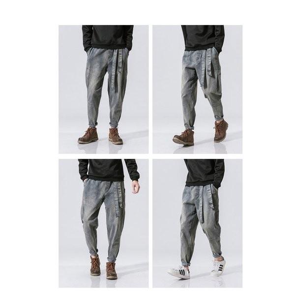 ジーンズ ロールアップ 9分丈 スキニー デニム メンズ スキニーパンツ