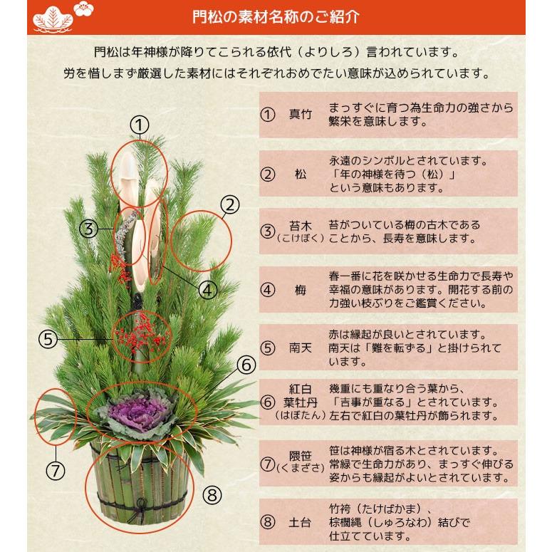 本格 門松 （大） 1.5m （大阪市と近郊のみお届け） 一対2台 すべて