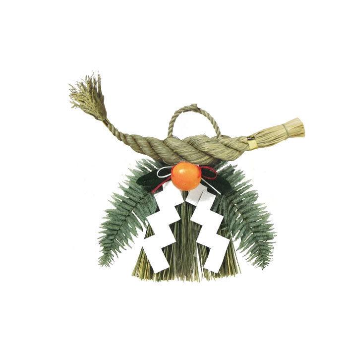 しめ縄（超特大） 関西向け 玄関用 天然本わら使用 無着色 しめ飾り