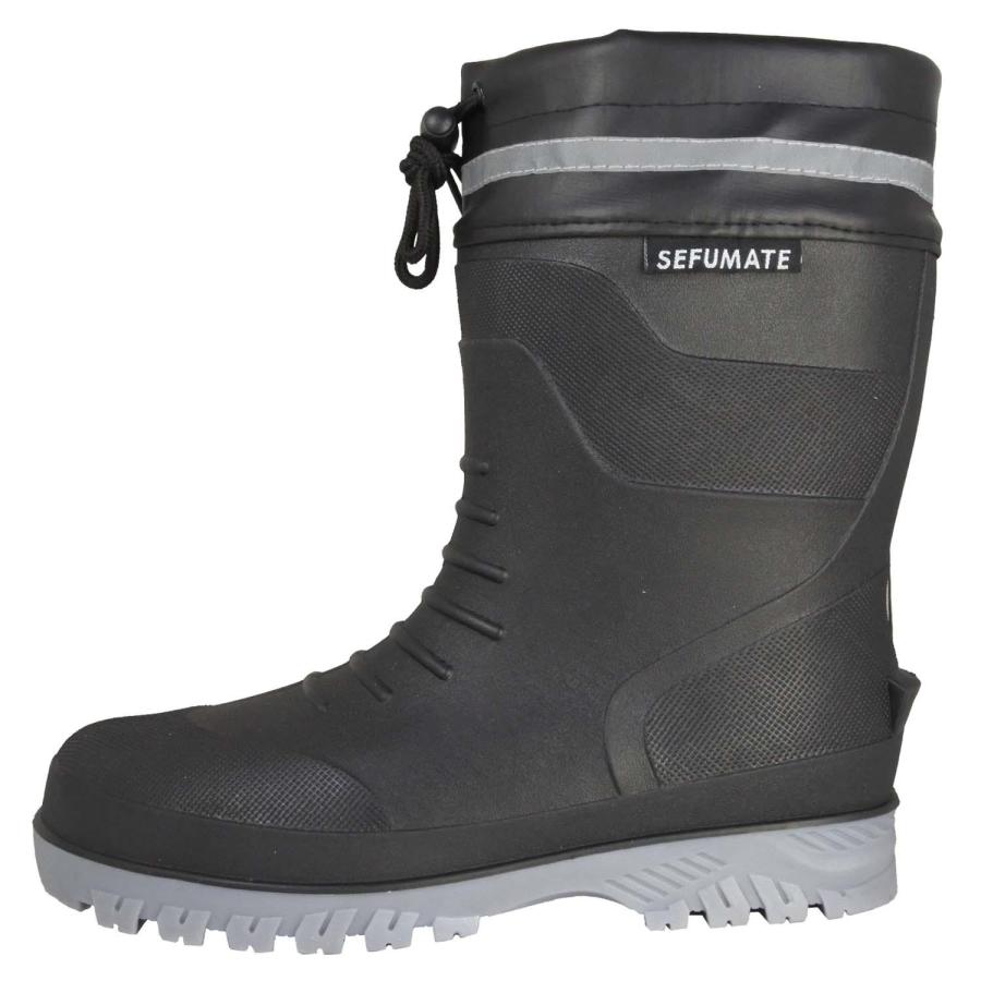 TPEセーフティショートブーツ 耐寒 安全靴 長靴 軽量 鋼鉄製先芯入り