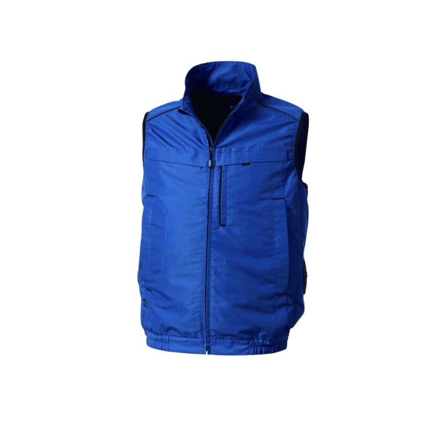 空調服 ネイビー ファン付き 空調服 【服のみ販売】空調服 ベスト 横ファン フォークリフト 運転