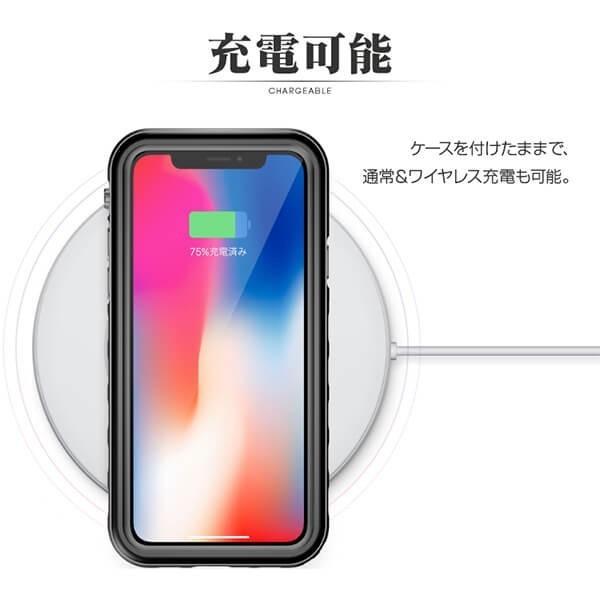 送料無料 スマホ 防水ケース iPhone12 iPhone12 mini iPhoneSE2(第2世代2020年) iPhone11 Pro Max 防塵 耐衝撃 充電 水中撮影 指紋認証 防水カバー 防水パック｜saitenchi｜06