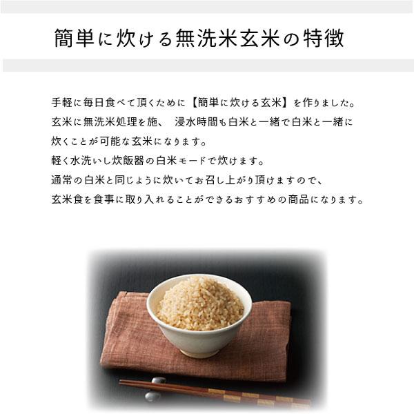 米 お米 無洗米 5kg コシヒカリ 簡単に炊ける無洗米玄米 令和5年福島県産 在庫限り終了　｜saito-rice-3529｜02