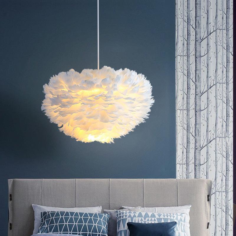 照明器具 ペンダントライト 鳥の羽根 ふわふわ もふもふ デンマーク