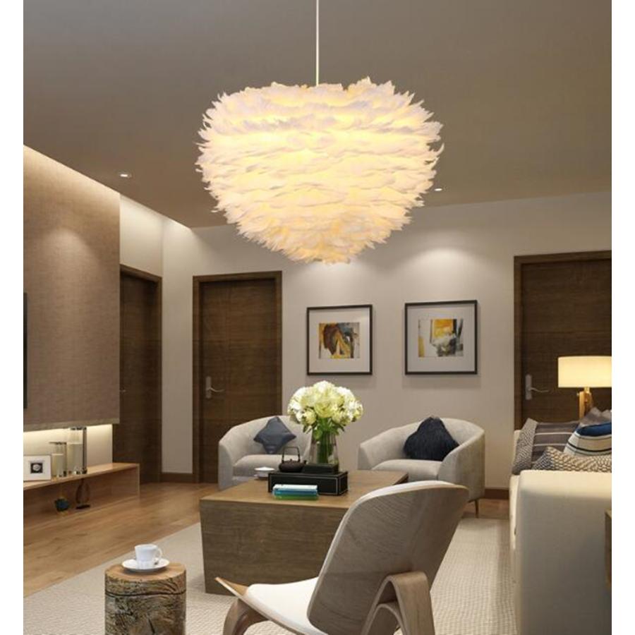照明器具 ペンダントライト 鳥の羽根 ふわふわ もふもふ デンマーク