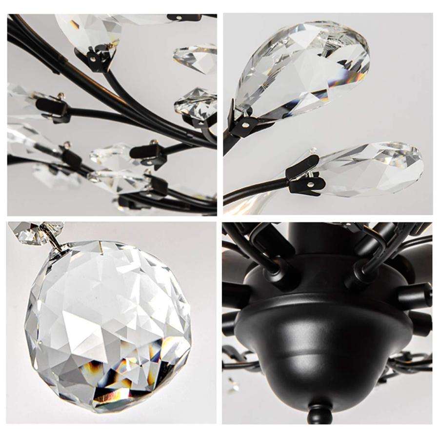 シャンデリア 4灯 照明器具 LED 天井照明 シーリングライト 豪華 家電