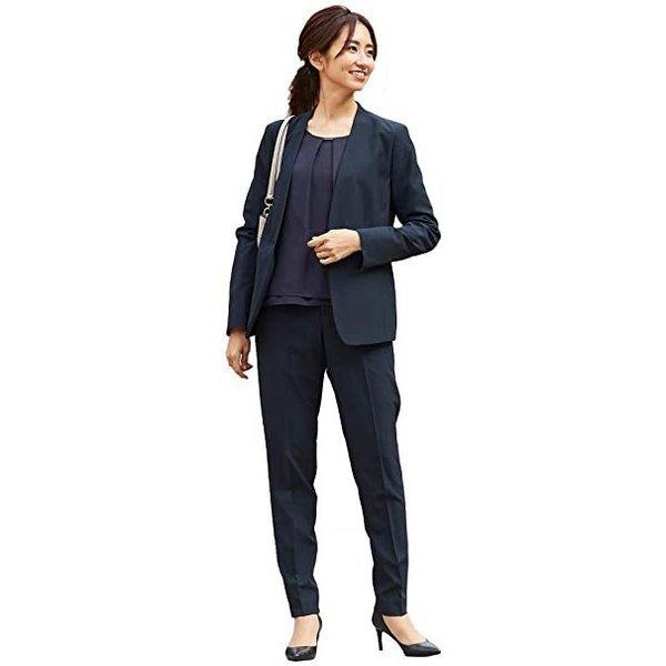 安い 買う なら パンツスーツ レディース ビジネス レディーススーツ ノーカラー スーツ リクルートスーツ S 安心一年保証 Store Readandnote Com