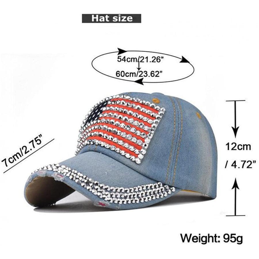Babsully ハット レディース 大きいサイズ キャップ デニムキャップ 調整可能 帽子 おしゃれ お洒落 Uv カット Sp135 贅沢屋の
