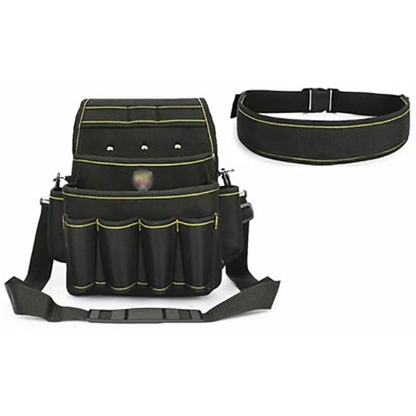 工具入れ 腰袋 工具袋 小物入れ 修理工 電気技師 配管工のための1ツールベルトツールオーガナイザーで多機能防水オックスフォード布11 多機能ポケット 設計 Color Green Size 14 5x26cm Uwdx06ikk4 Xone Gg