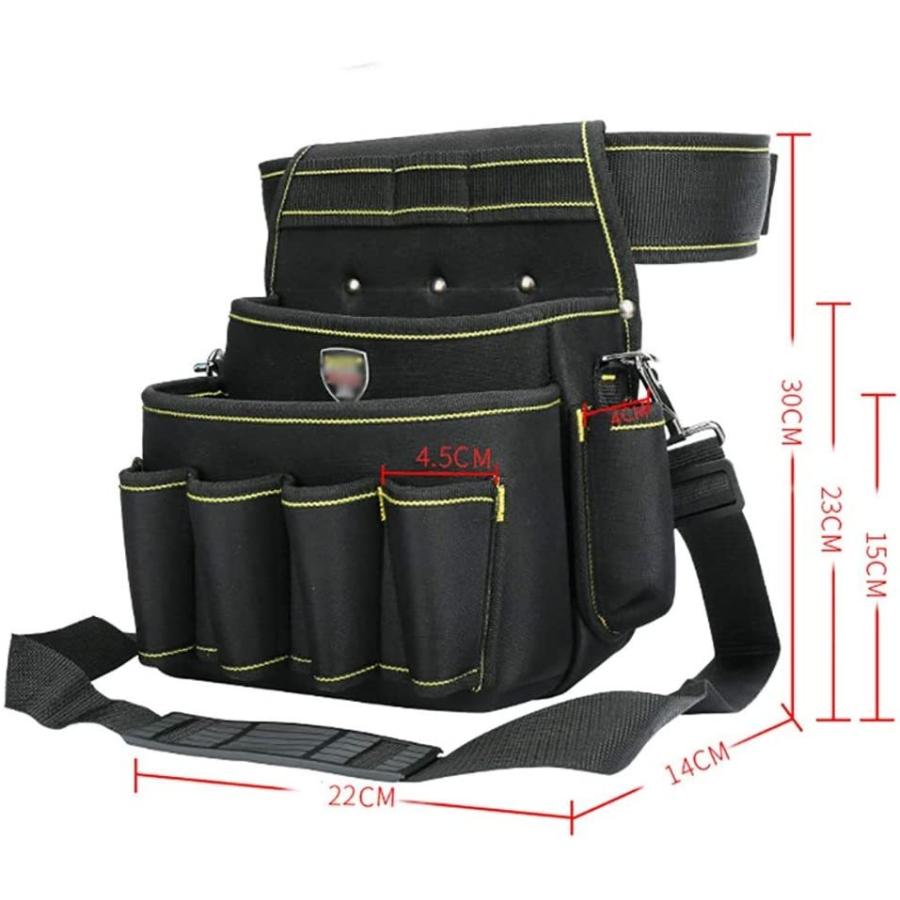 工具入れ 腰袋 工具袋 小物入れ 修理工 電気技師 配管工のための1ツールベルトツールオーガナイザーで多機能防水オックスフォード布11 多機能ポケット 設計 Color Green Size 14 5x26cm Uwdx06ikk4 Xone Gg
