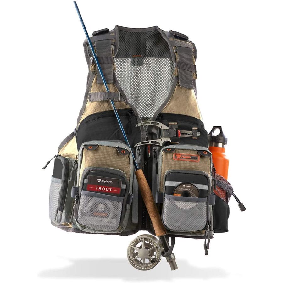 Anglatech フィッシングウエア フライフィッシングベストパック トラウトフィッシングギアと装備用 サイズ調整可能 Tf1 トラウト フィッシングギアと装備用 齋藤商店ヤフー店 男女兼用 Tf1 Tf1ならショッピング ランキングや口コミも豊富なネット通販 更にお得な