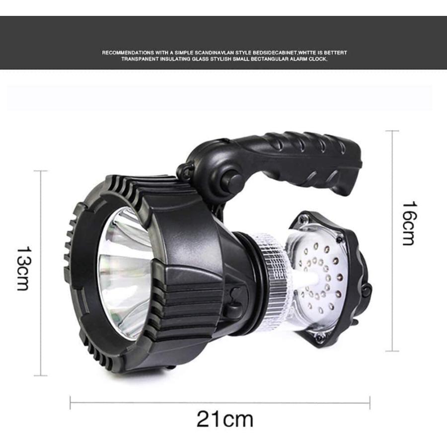 MZLXDEDIAN 懐中電灯、単一の内蔵充電式リチウムイオン電池、充電式純ビームフォーカスLED懐中電灯がスライドフォーカ(tg045) 