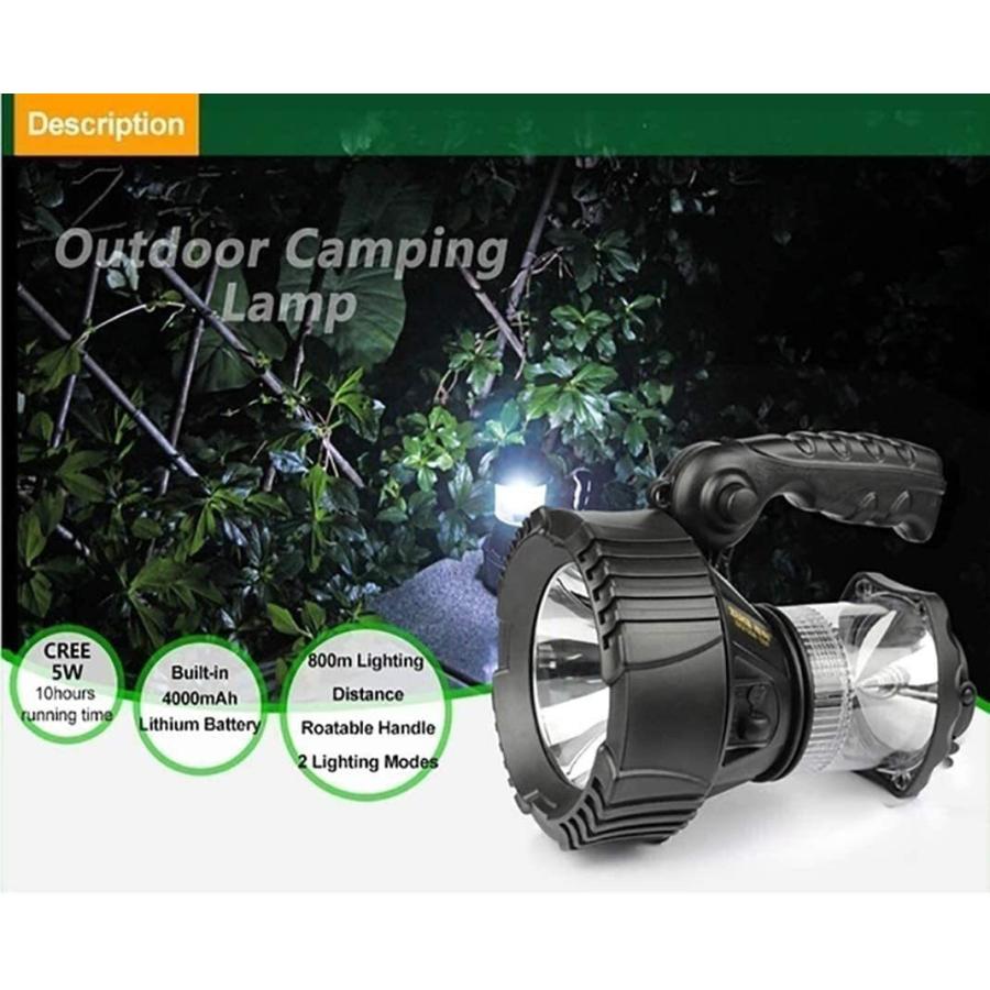 MZLXDEDIAN 懐中電灯、単一の内蔵充電式リチウムイオン電池、充電式純ビームフォーカスLED懐中電灯がスライドフォーカ(tg045) 