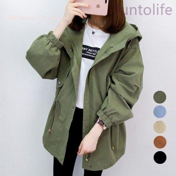 即納商品 スプリングコートレディースショート丈モッズジャケットミリタリージャケットトレンチコート春アウターキレイめカジュアル新作 限定価格中 Www Gbengochea Com Uy