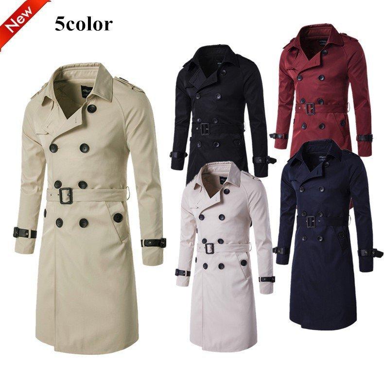 21秋冬新作 春秋 ダブルコート ビジネスコート ダブルコート コートメンズ M 3xl 秋物 ジャケット 紳士服 アウター メンズファション コート アウター