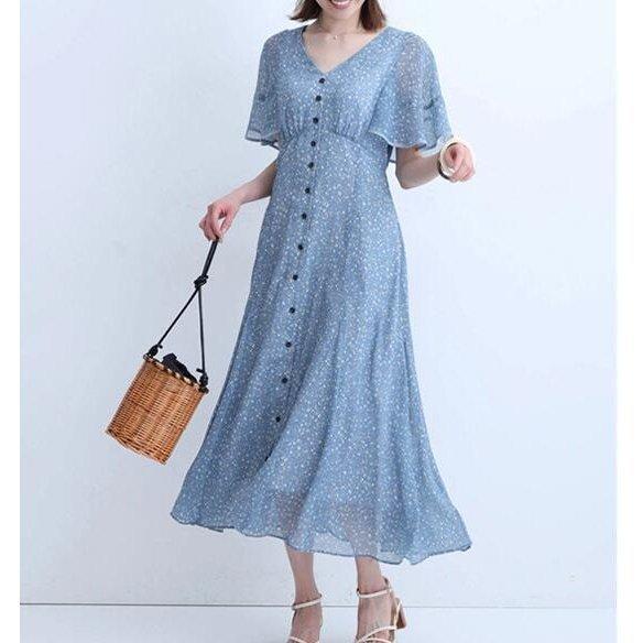 販売のため 2点セット ワンピース レディース ズボン 夏 半袖 ドット柄 ワンピース Vネック 韓国風 ルロング丈 着痩せ オシャレ シフォン 大きいサイズ 結婚式 二次会 超特価商店 Multitex Com Gt