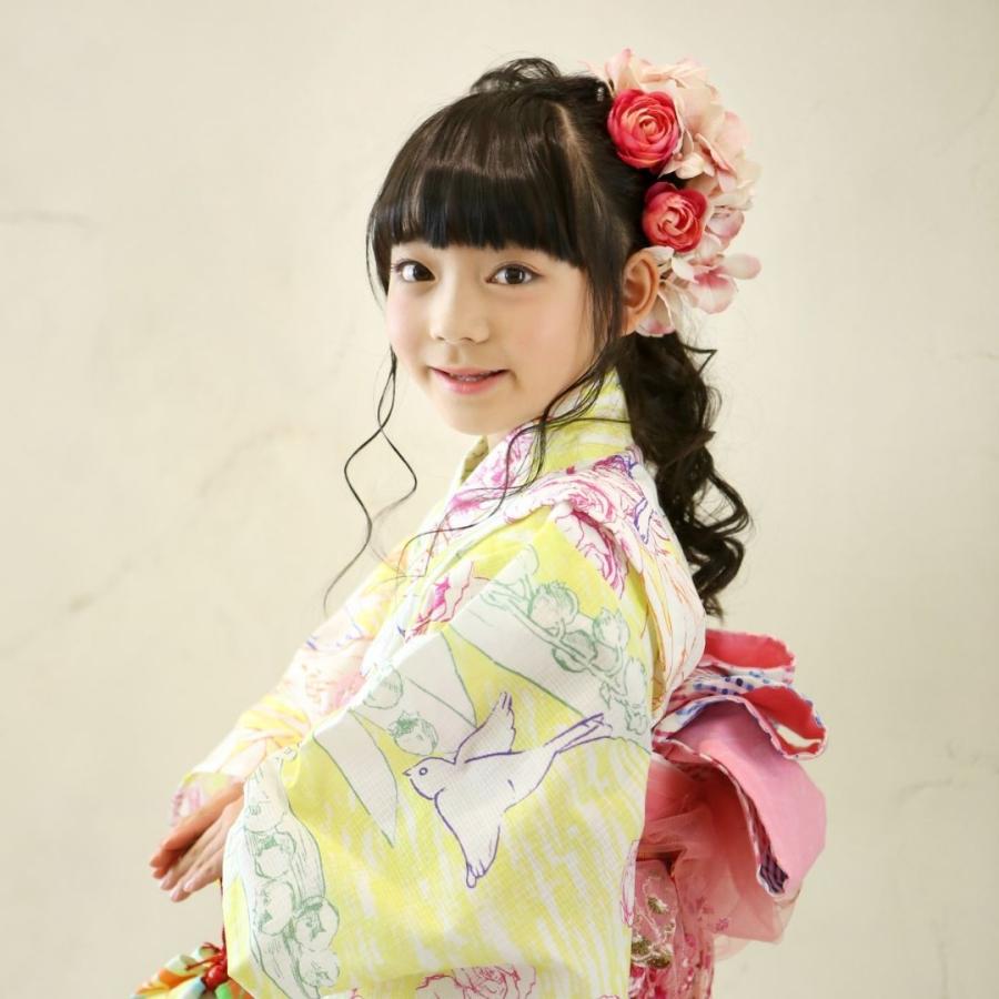 可愛い 女児 浴衣 100サイズ 女の子 水色 送料無料 大人女性の 100サイズ