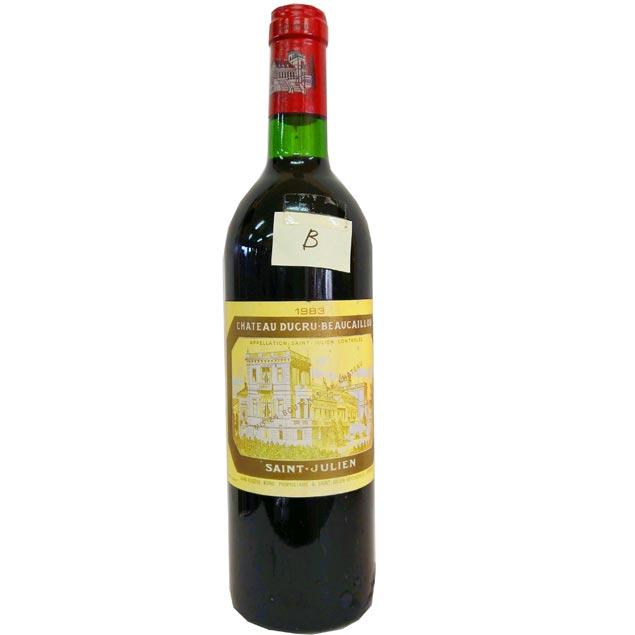 1983 シャトー・デュクリュ・ボーカイユ 「B」 750ml サン・ジュリアン