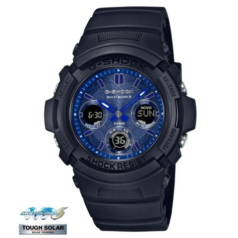 G-SHOCK BLUE PAISLEYシリーズ AWG-M100SBP-1AJF｜saitoutokeiten