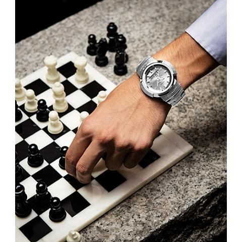 G-SHOCK アナデジモデル フルメタル シルバー×シルバー AWM-500D-1A8JF