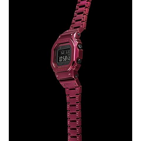 G-SHOCK フルメタル 新色 深みのあるボルドーIP処理 GMW-B5000RD-4JF 